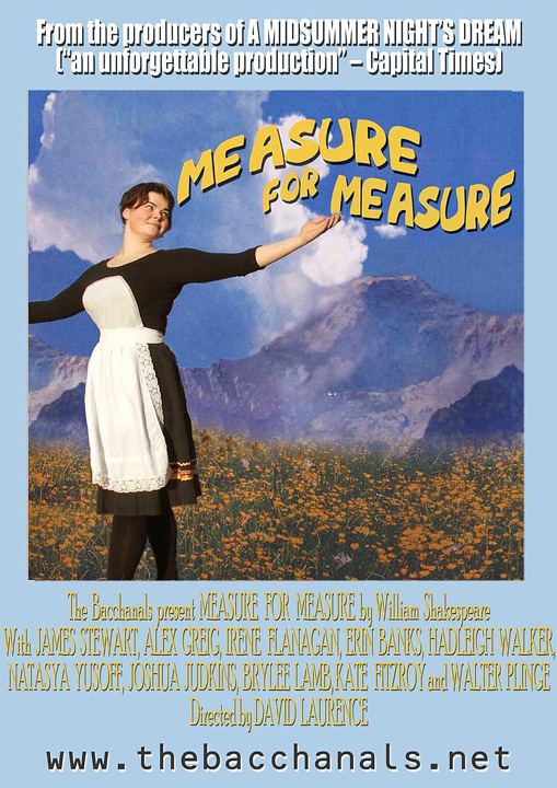 Measure for Measure poster (c) The Bacchanals