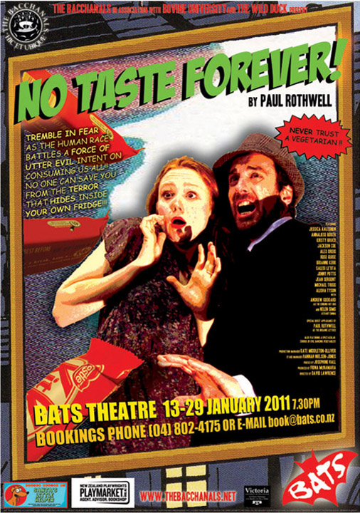 No Taste Forever! poster (c) The Bacchanals